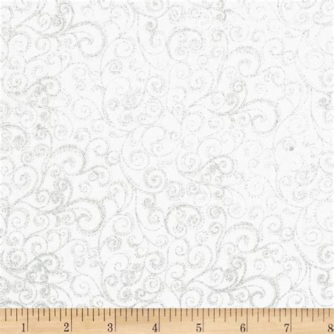 white and metallic fabric|white quilting fabric on sale.